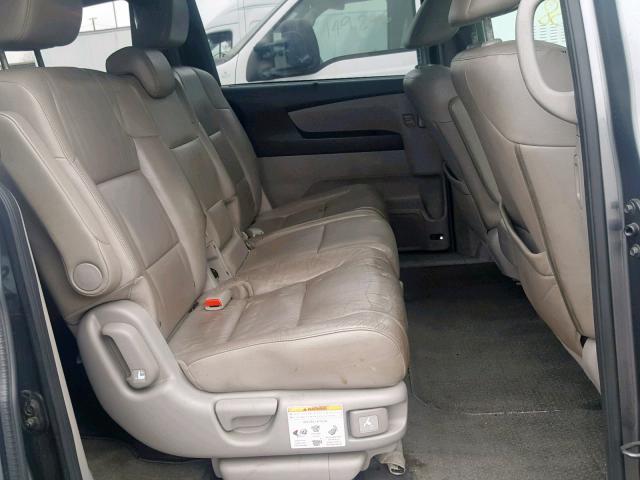 5FNRL5H69CB043844 - 2012 HONDA ODYSSEY EX GRAY photo 6