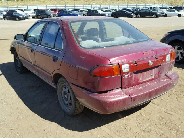 1N4AB41D0WC719012 - 1998 NISSAN SENTRA E RED photo 3