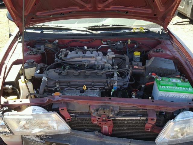 1N4AB41D0WC719012 - 1998 NISSAN SENTRA E RED photo 7