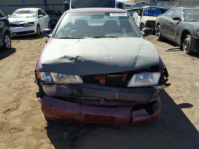 1N4AB41D0WC719012 - 1998 NISSAN SENTRA E RED photo 9