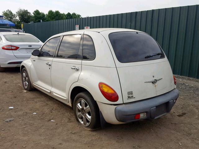 3C8FY68BX2T333886 - 2002 CHRYSLER PT CRUISER WHITE photo 3