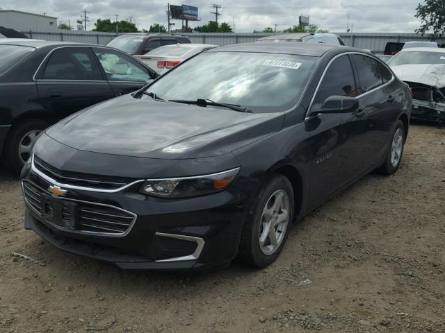 1G1ZB5STXGF351102 - 2016 CHEVROLET MALIBU LS 黑色 照片 2