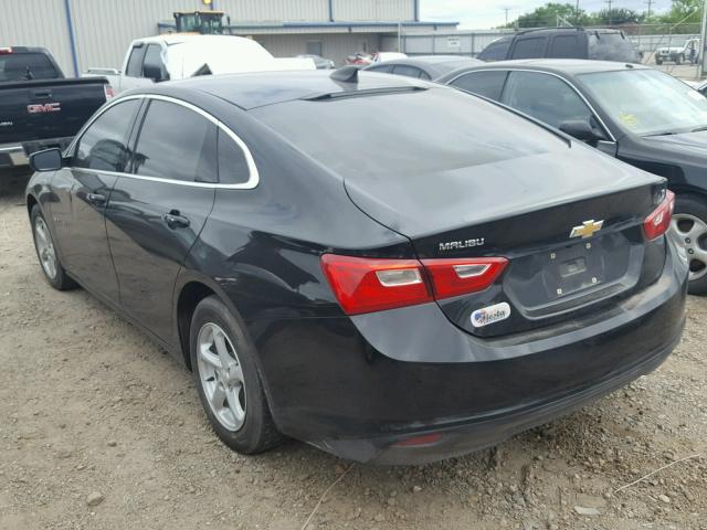 1G1ZB5STXGF351102 - 2016 CHEVROLET MALIBU LS 黑色 照片 3