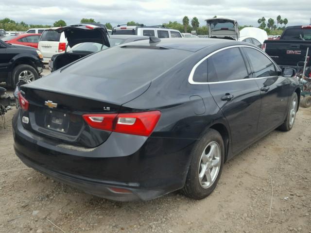 1G1ZB5STXGF351102 - 2016 CHEVROLET MALIBU LS 黑色 照片 4