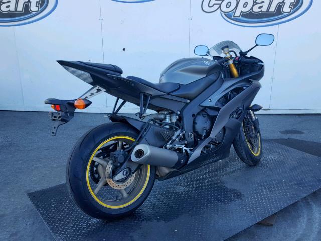 JYARJ16YXEA007414 - 2014 YAMAHA YZFR6 C GRAY photo 4