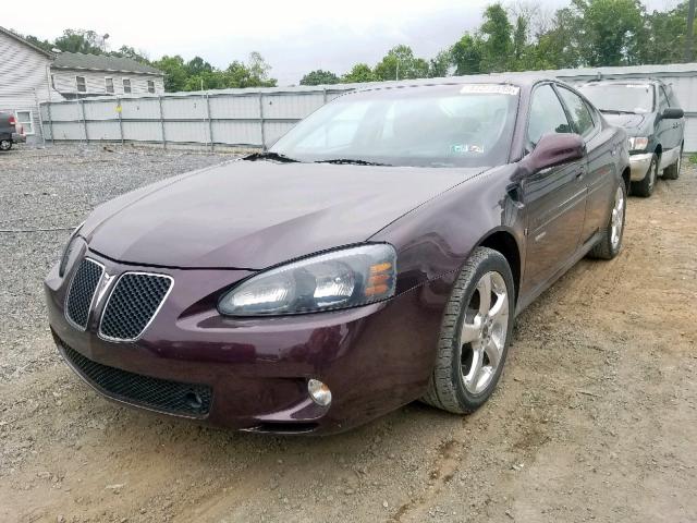 2G2WC58C561173690 - 2006 PONTIAC GRAND PRIX PURPLE photo 2