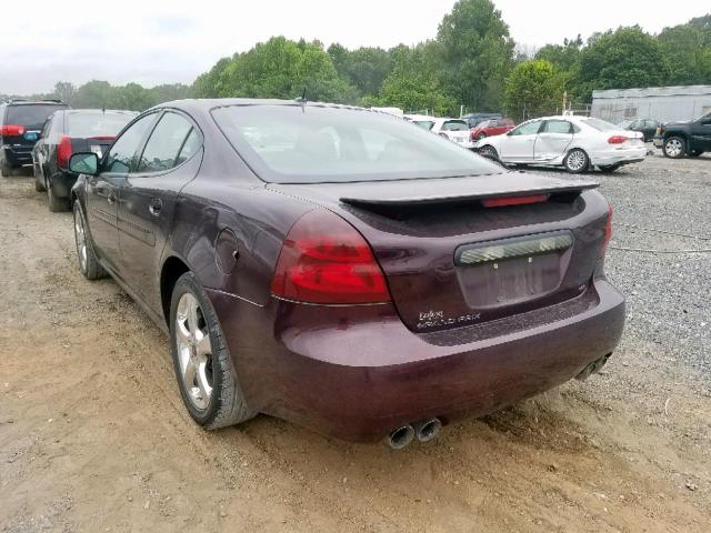 2G2WC58C561173690 - 2006 PONTIAC GRAND PRIX PURPLE photo 3