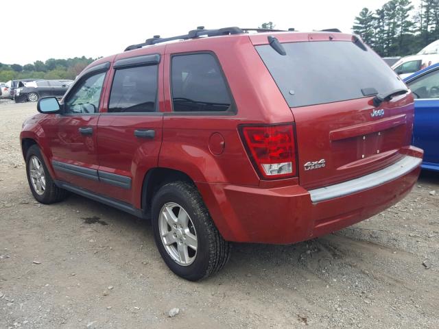 1J4GR48K36C286980 - 2006 JEEP GRAND CHER RED photo 3