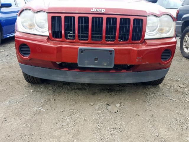 1J4GR48K36C286980 - 2006 JEEP GRAND CHER RED photo 9