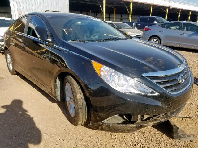 5NPEB4AC8EH829361 - 2014 HYUNDAI SONATA GLS BLACK photo 1