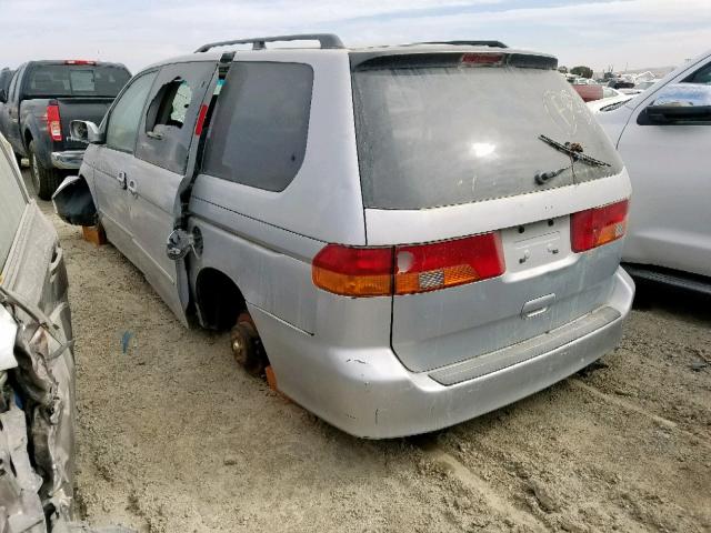 2HKRL18612H518993 - 2002 HONDA ODYSSEY EX SILVER photo 3