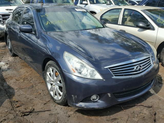 JN1CV6AP9CM629804 - 2012 INFINITI G37 BASE BLUE photo 1