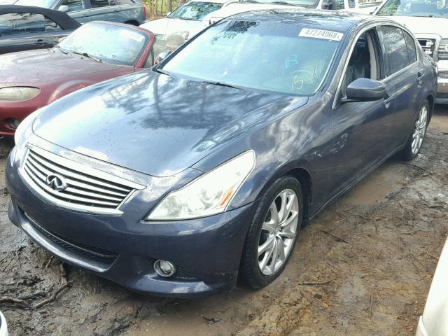 JN1CV6AP9CM629804 - 2012 INFINITI G37 BASE BLUE photo 2