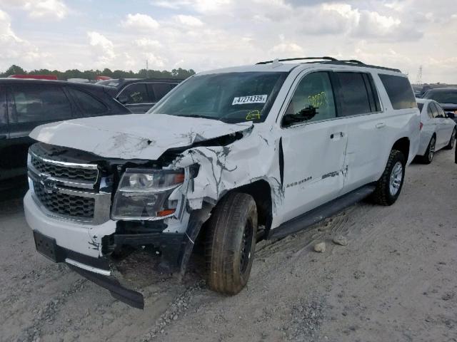 1GNSKHKC1GR343762 - 2016 CHEVROLET SUBURBAN K WHITE photo 2