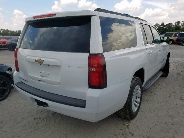 1GNSKHKC1GR343762 - 2016 CHEVROLET SUBURBAN K WHITE photo 4