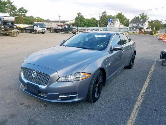 SAJWA2GB5BLV04668 - 2011 JAGUAR XJL SILVER photo 2