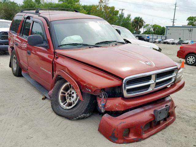 1B4HS28N2YF304204 - 2000 DODGE DURANGO RED photo 1