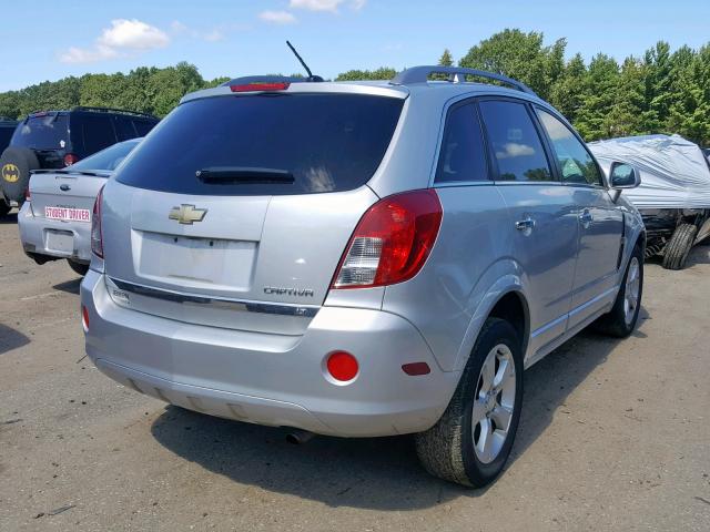 3GNAL3EK1FS504878 - 2015 CHEVROLET CAPTIVA LT SILVER photo 4