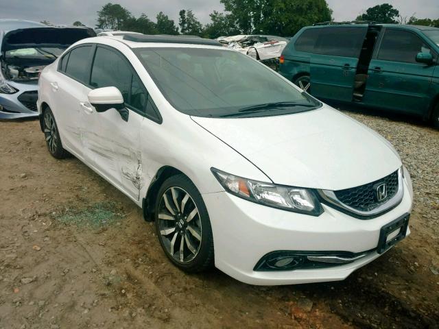 19XFB2F99EE058340 - 2014 HONDA CIVIC EXL 白色 照片 1