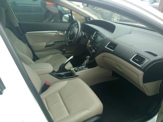 19XFB2F99EE058340 - 2014 HONDA CIVIC EXL 白色 照片 5