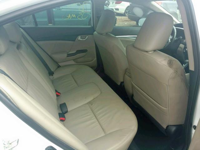 19XFB2F99EE058340 - 2014 HONDA CIVIC EXL 白色 照片 6