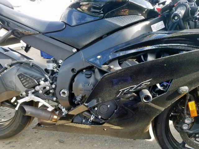 JYARJ16E5CA023670 - 2012 YAMAHA YZFR6 BLACK photo 7