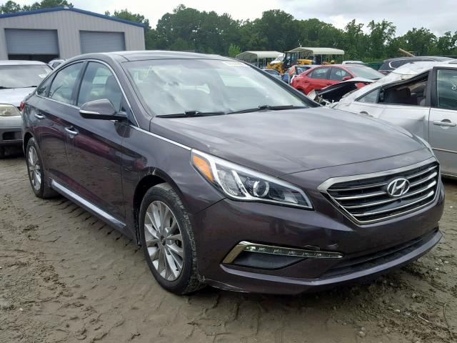 5NPE34AF3FH175992 - 2015 HYUNDAI SONATA SPO BROWN photo 1