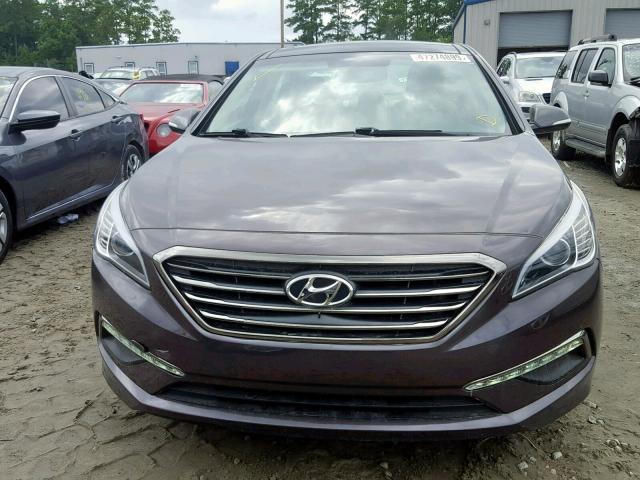 5NPE34AF3FH175992 - 2015 HYUNDAI SONATA SPO BROWN photo 9