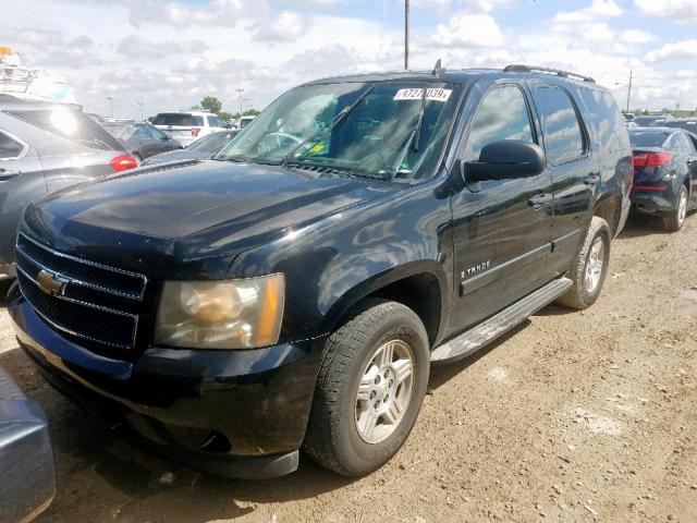 1GNFK13027R298845 - 2007 CHEVROLET TAHOE K150 BLACK photo 2