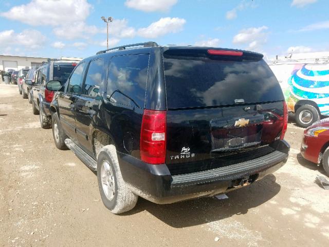 1GNFK13027R298845 - 2007 CHEVROLET TAHOE K150 BLACK photo 3