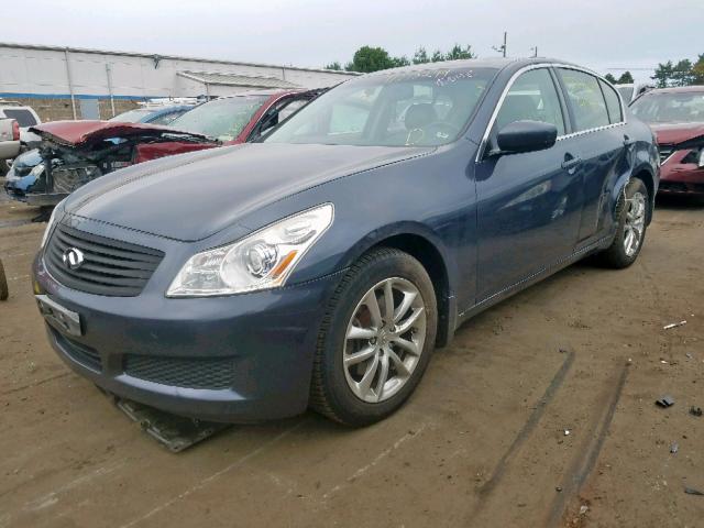 JNKCV61F29M353428 - 2009 INFINITI G37 BLUE photo 2