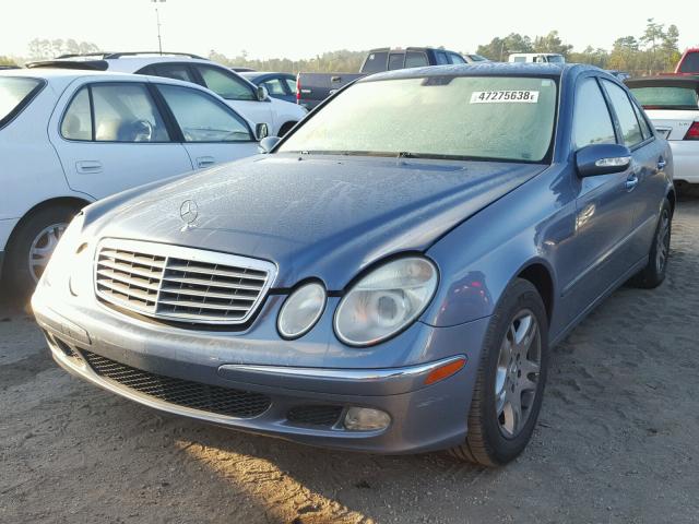 WDBUF65J53A090733 - 2003 MERCEDES-BENZ E 320 BLUE photo 2