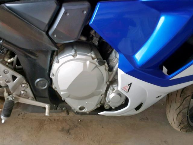 JS1GP74AX82103314 - 2008 SUZUKI GSX650 F BLUE photo 9