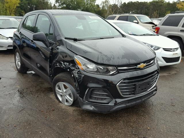 3GNCJNSB6JL306900 - 2018 CHEVROLET TRAX LS BLACK photo 1