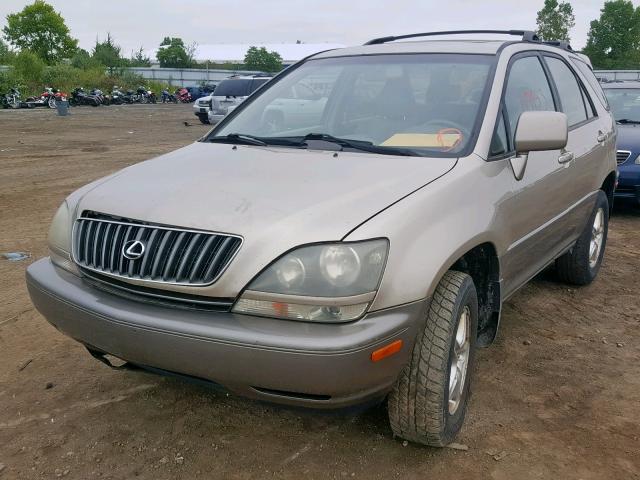 JT6HF10UXY0158049 - 2000 LEXUS RX 300 TAN photo 2