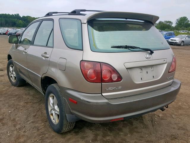 JT6HF10UXY0158049 - 2000 LEXUS RX 300 TAN photo 3