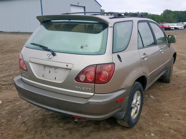 JT6HF10UXY0158049 - 2000 LEXUS RX 300 TAN photo 4