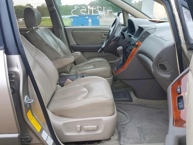 JT6HF10UXY0158049 - 2000 LEXUS RX 300 TAN photo 5