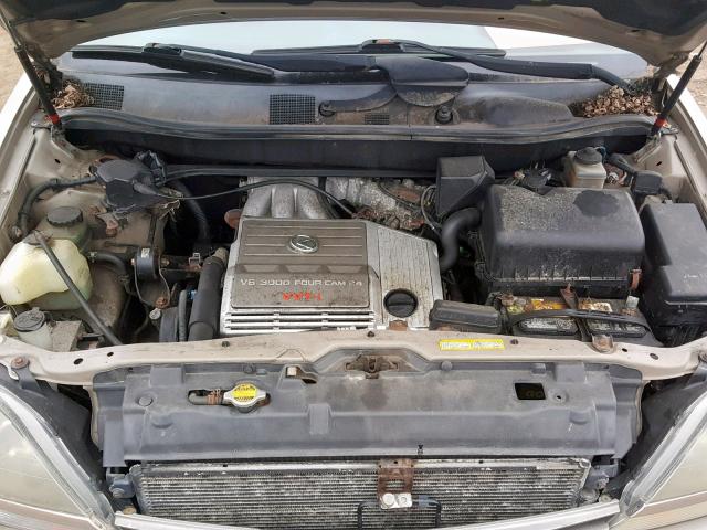 JT6HF10UXY0158049 - 2000 LEXUS RX 300 TAN photo 7