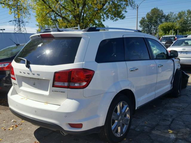 3C4PDDDG4FT639737 - 2015 DODGE JOURNEY LI WHITE photo 4