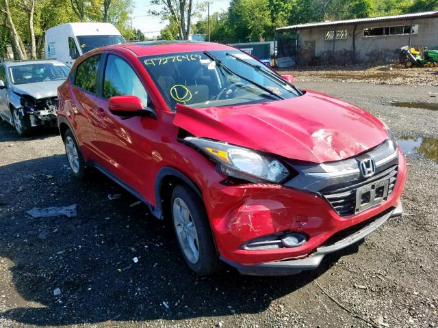 3CZRU6H57GM733453 - 2016 HONDA HR-V EX RED photo 1