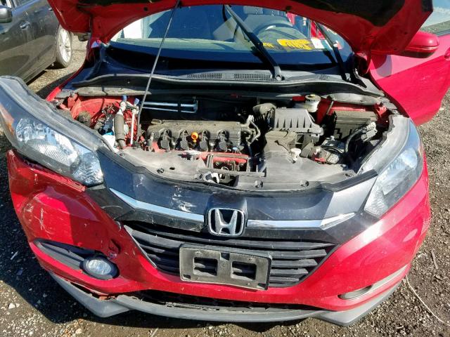 3CZRU6H57GM733453 - 2016 HONDA HR-V EX RED photo 7