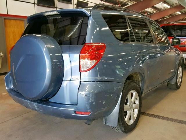 JTMBD31V775071654 - 2007 TOYOTA RAV4 LIMIT BLUE photo 4