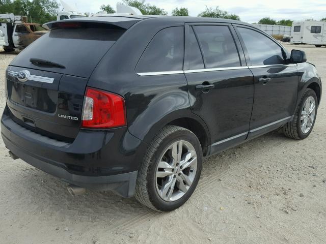 2FMDK3KC9BBA47187 - 2011 FORD EDGE LIMIT BLACK photo 4