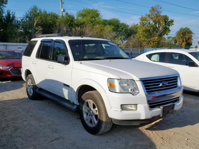 1FMEU63E07UB46210 - 2007 FORD EXPLORER X WHITE photo 1