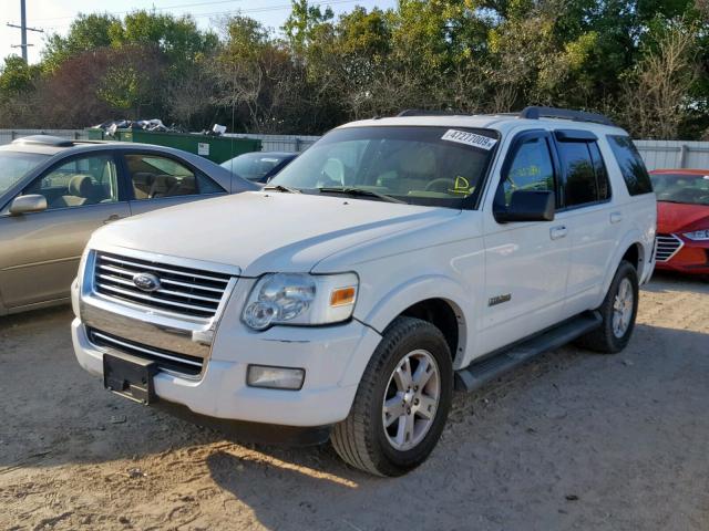 1FMEU63E07UB46210 - 2007 FORD EXPLORER X WHITE photo 2