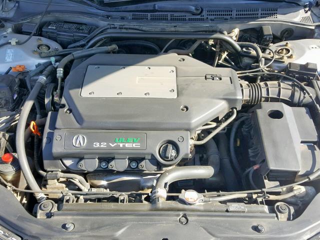 19UUA56642A021861 - 2002 ACURA 3.2TL SILVER photo 7