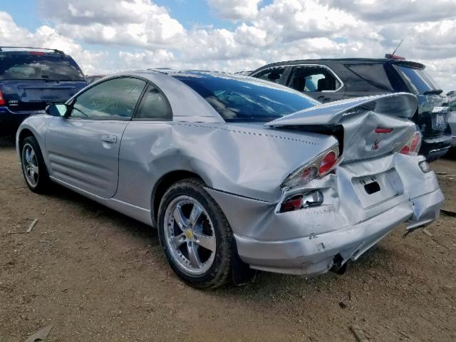 4A3AC44G71E035727 - 2001 MITSUBISHI ECLIPSE GS SILVER photo 3