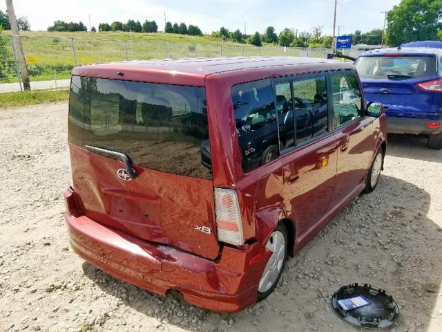 JTLKT334564116641 - 2006 TOYOTA SCION XB 红色 照片 4