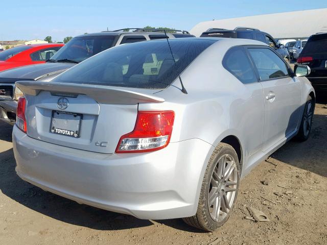 JTKJF5C71D3057331 - 2013 TOYOTA SCION TC 银色 照片 4